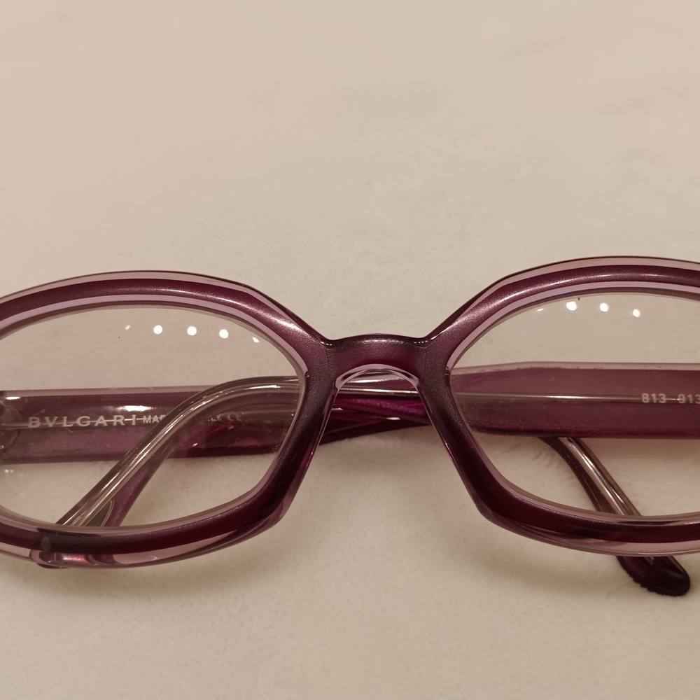 Bvlgari Purple Women's Glasses made In Italy
